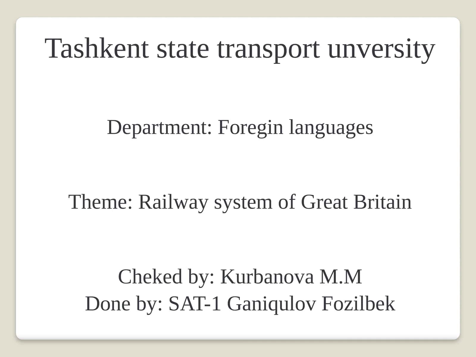 Railway system of Great Britain 1