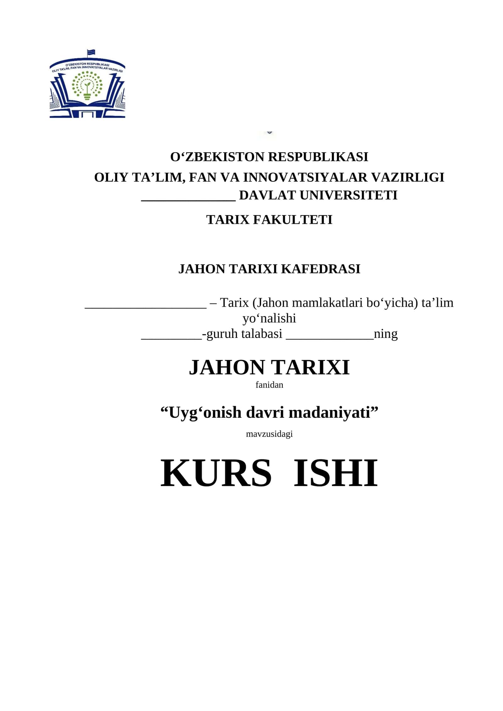 Uyg‘onish davri madaniyati 1