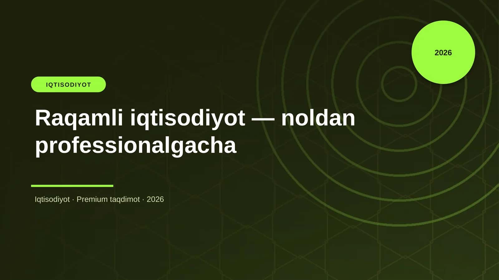 Raqamli iqtisodiyot — noldan professionalgacha 1