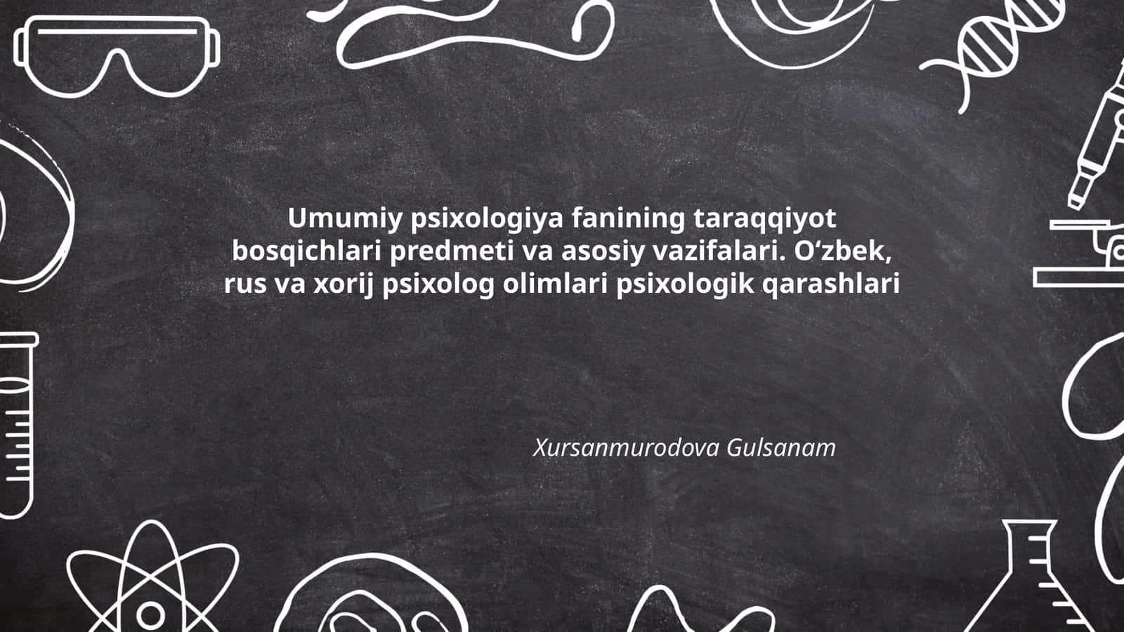 Umumiy psixologiya fanining taraqqiyot bosqichlari 1