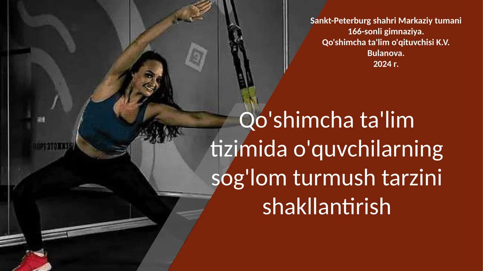 O'quvchilarda sog'lom turmush tarzini shakllantirish 1