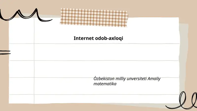 Internet odob-axloqi 1