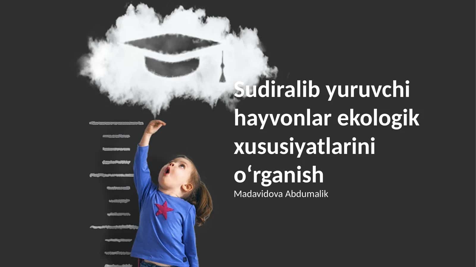 Sudiralib yuruvchi hayvonlar ekologik xususiyatlarini oʻrganish 1