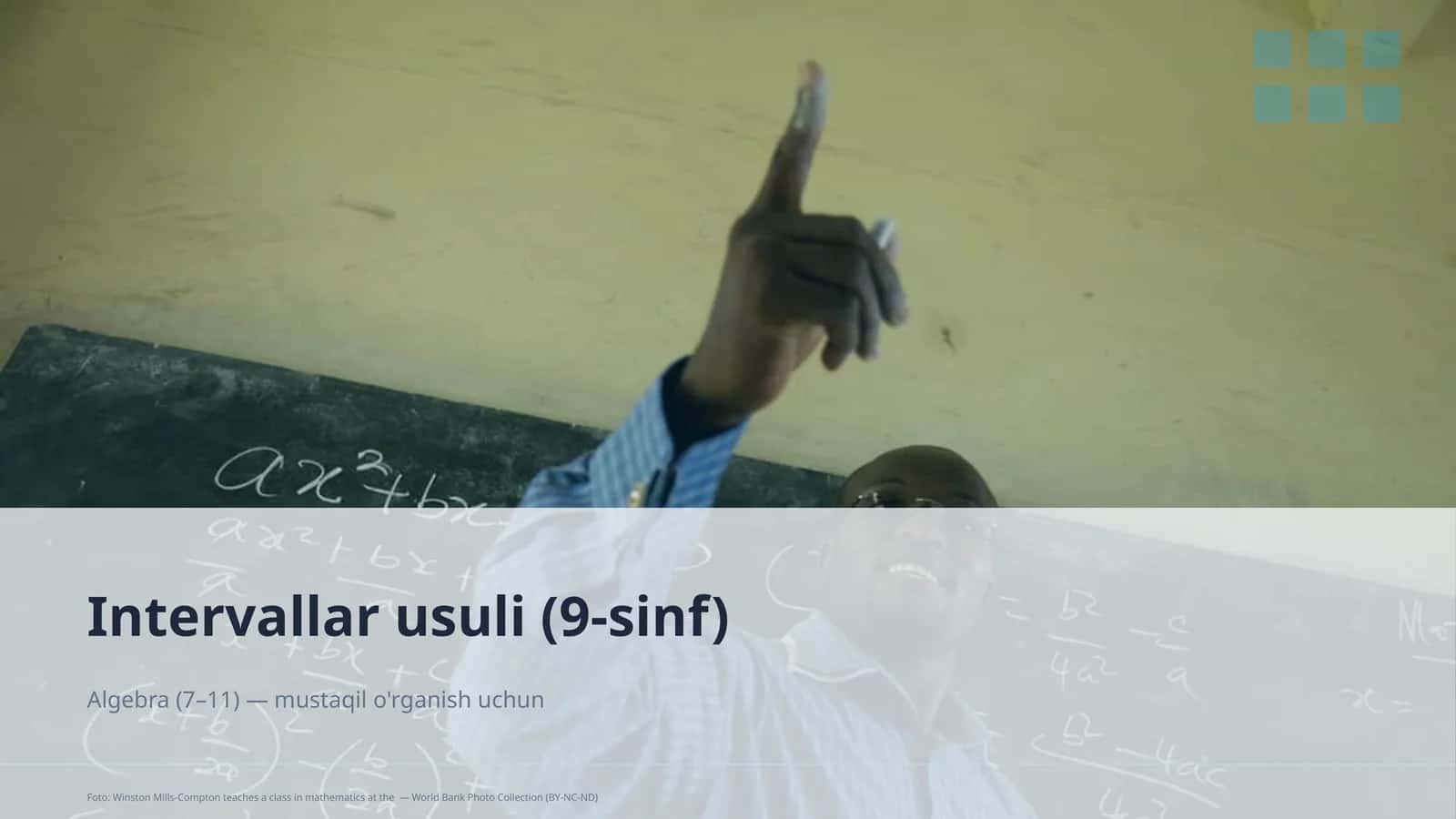 Intervallar usuli (9-sinf) 1