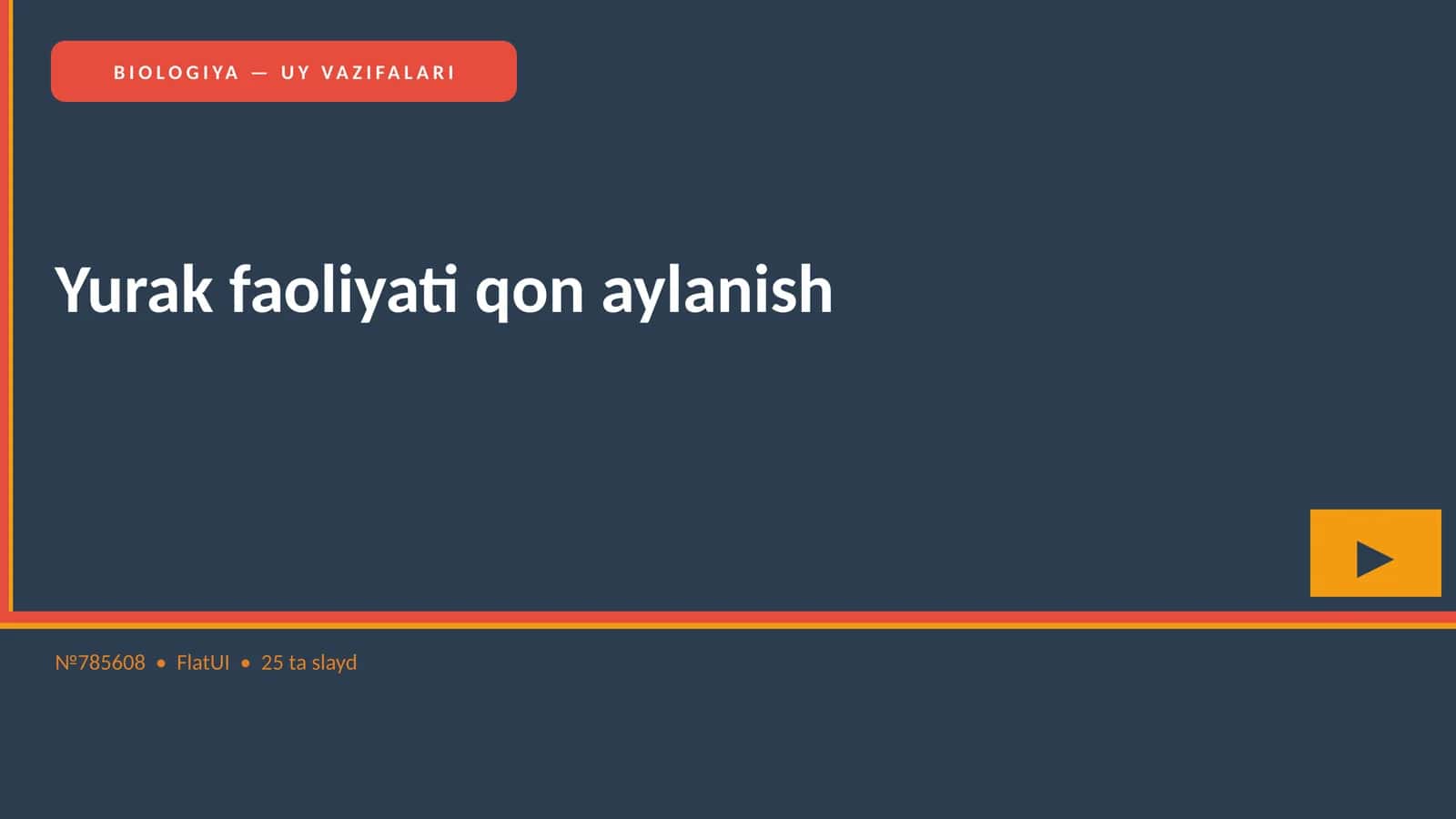 BIOLOGIYA — UY VAZIFALARI 1