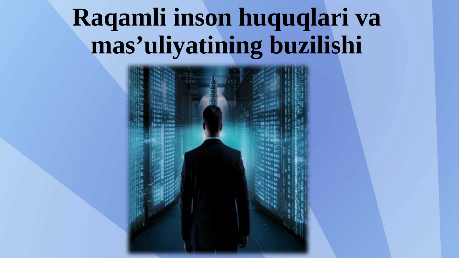 Raqamli inson huquqlari va mas’uliyatining buzilishi. 1