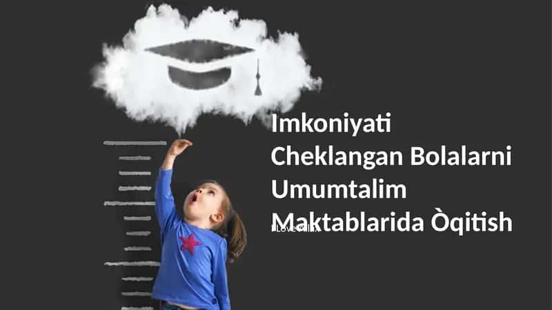 Nogiron bolalar uchun keng qamrovli ta'lim 1