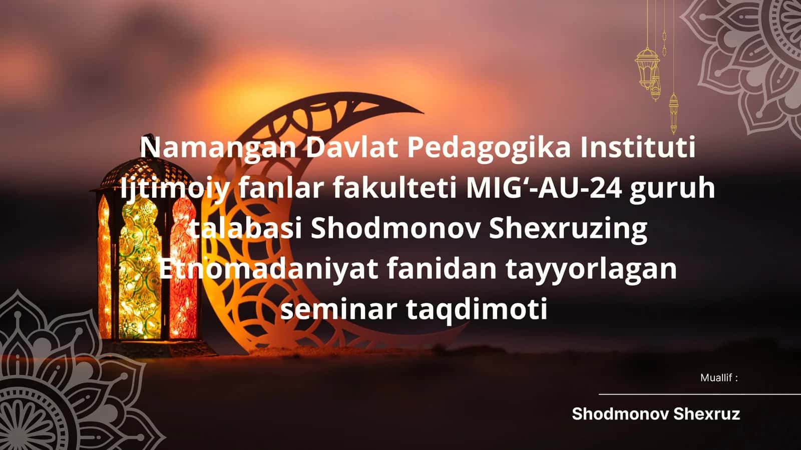 Milliylik falsafiy va axloqiy kotegoriya sifatida 1