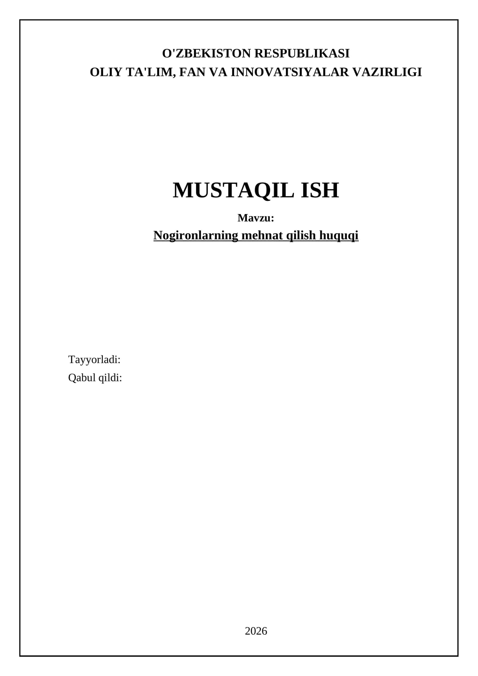 Nogironlarning mehnat qilish huquqi 1