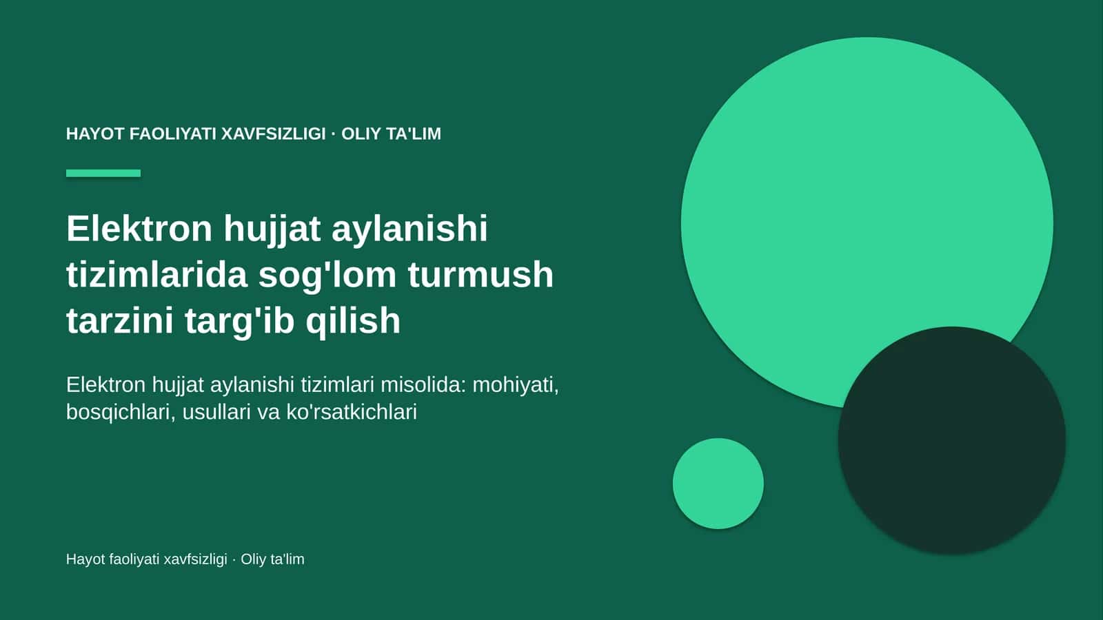 elektron hujjat aylanishi tizimlarida sog'lom turmush tarzini targ'ib qilish 2859 1