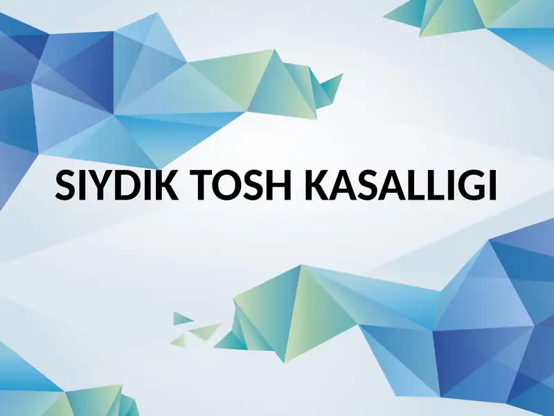 Siydik-tosh kasalligi 1
