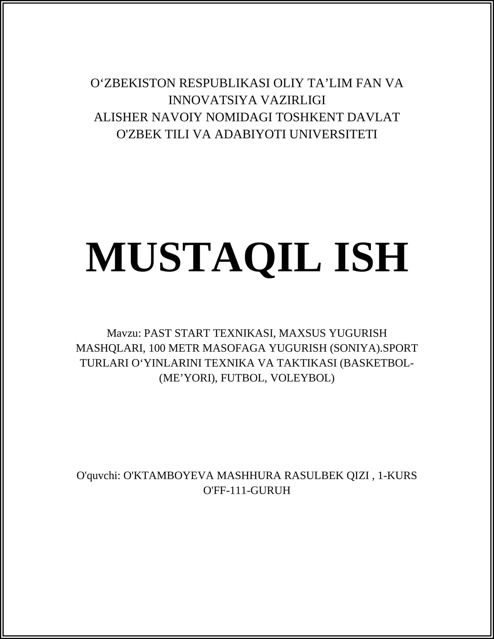 PAST START TEXNIKASI 1