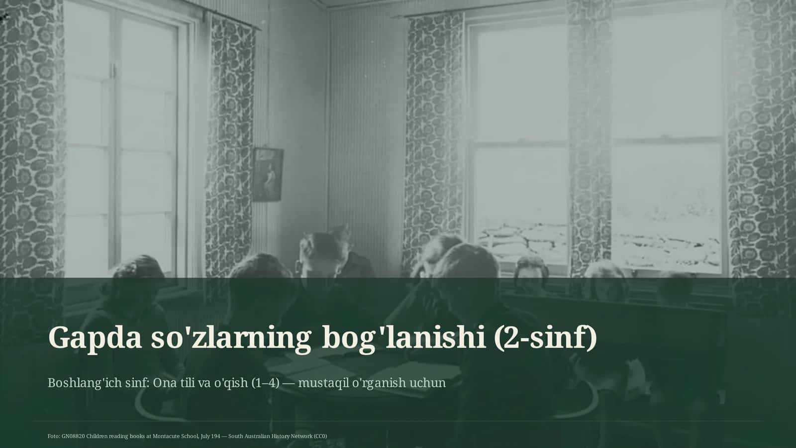 So'zlarning bog'lanishi 1