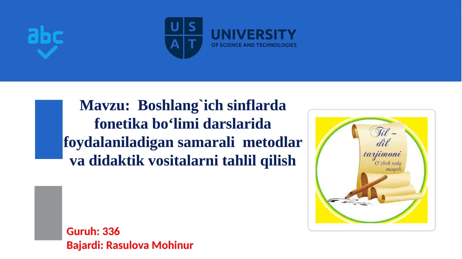 Fonetika haqida ma'lumot 1