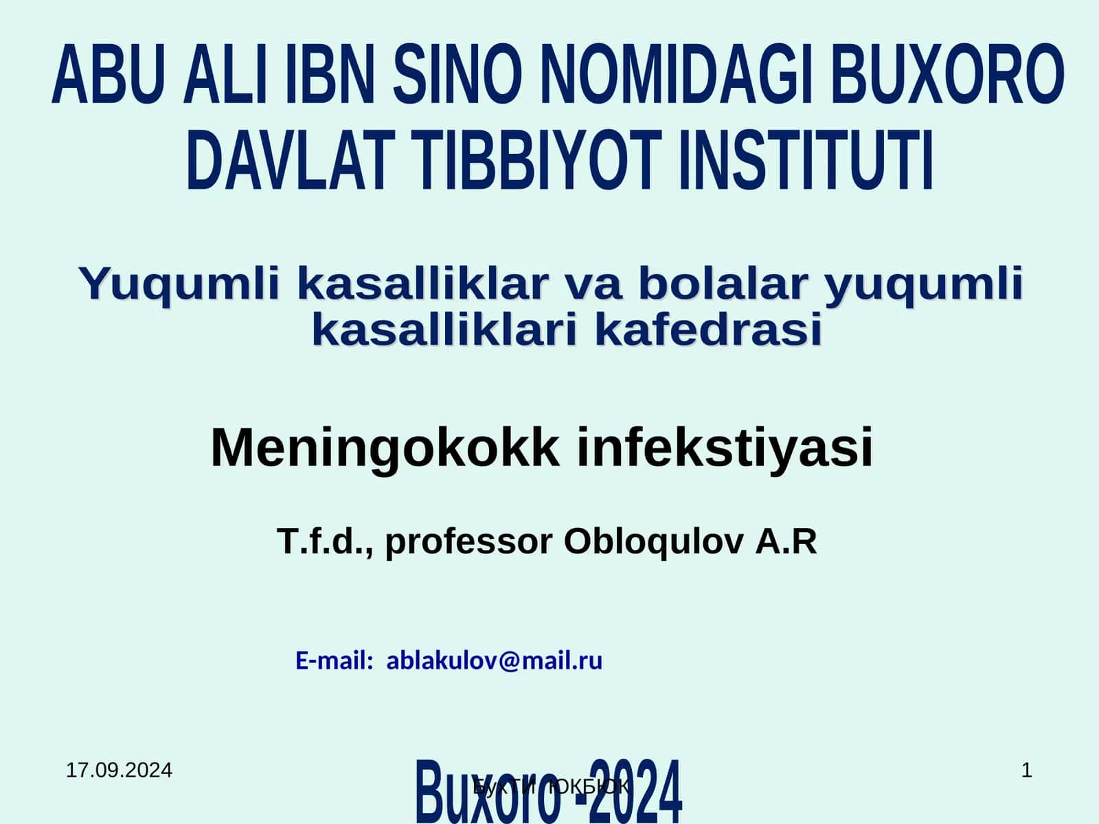 Meningokokk infekstiyasi 1