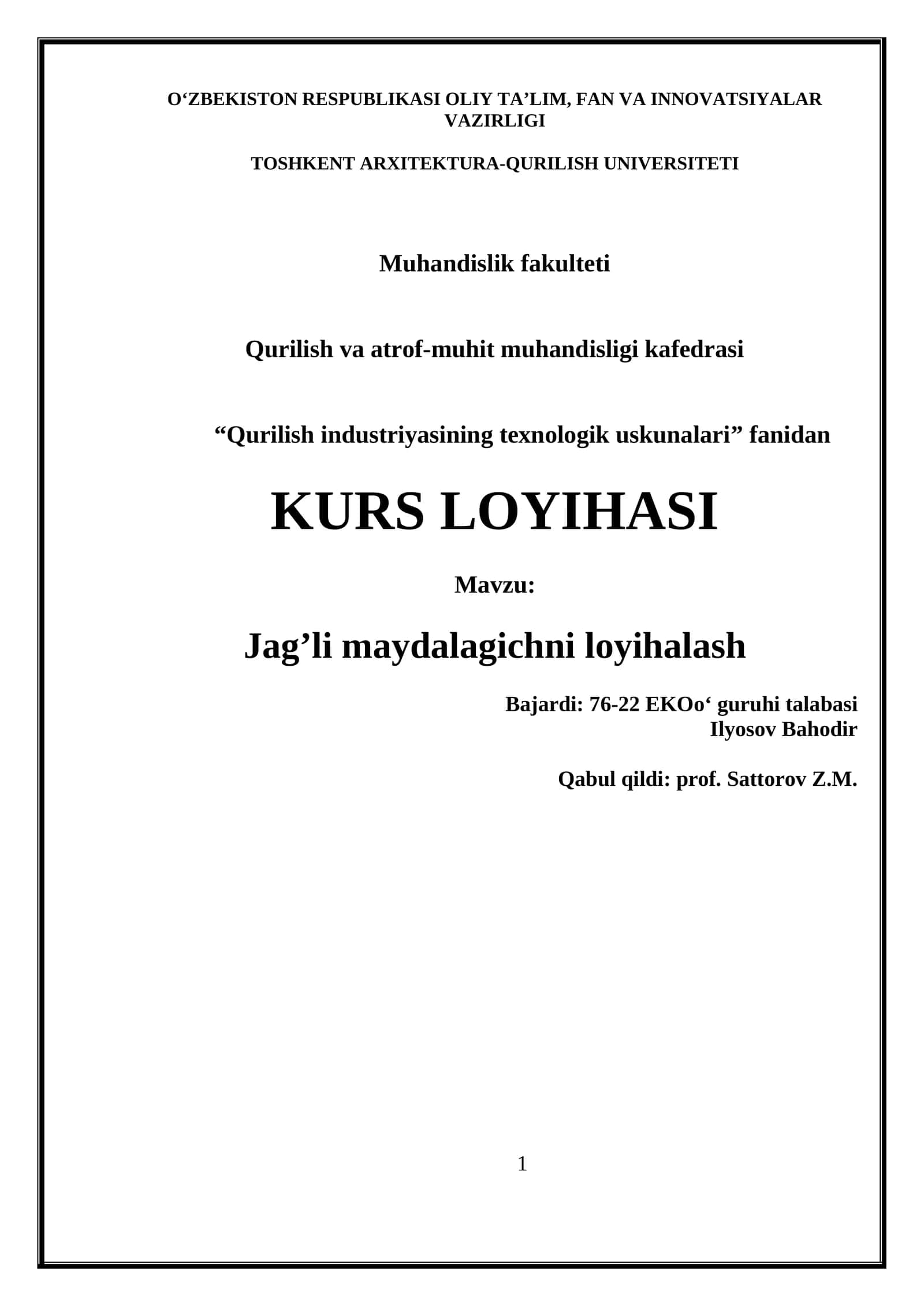 jagʻi MAYDALGICH kurs loyha 1