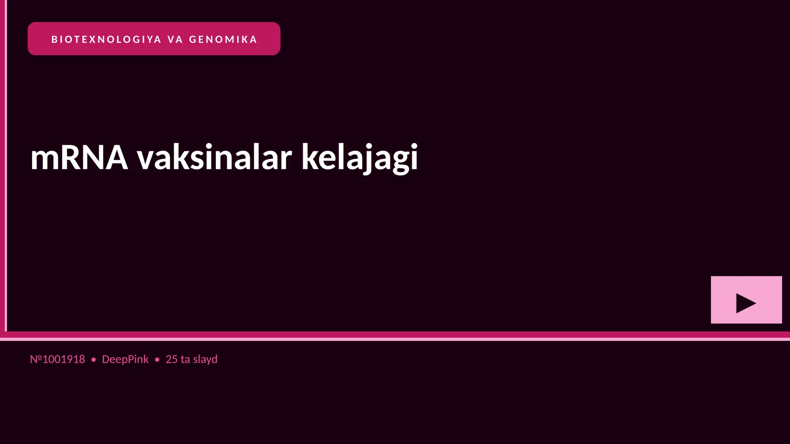 mRNA vaksinalar kelajagi 1