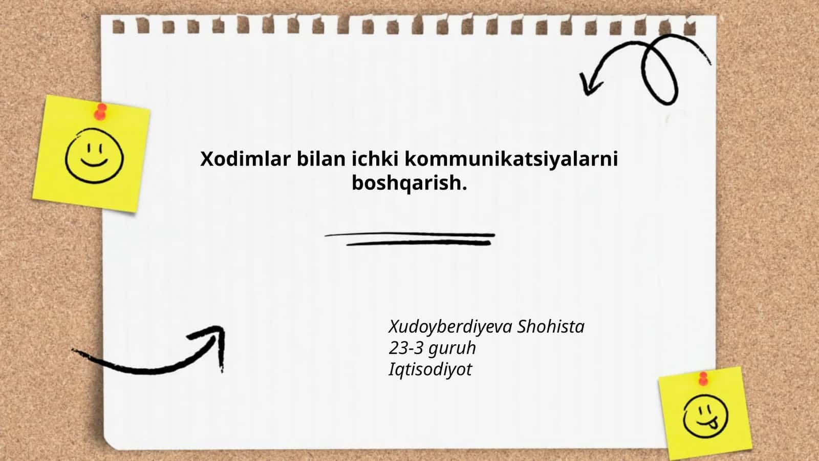 Ichki kommunikatsiya strategiyasini ishlab chiqish 1