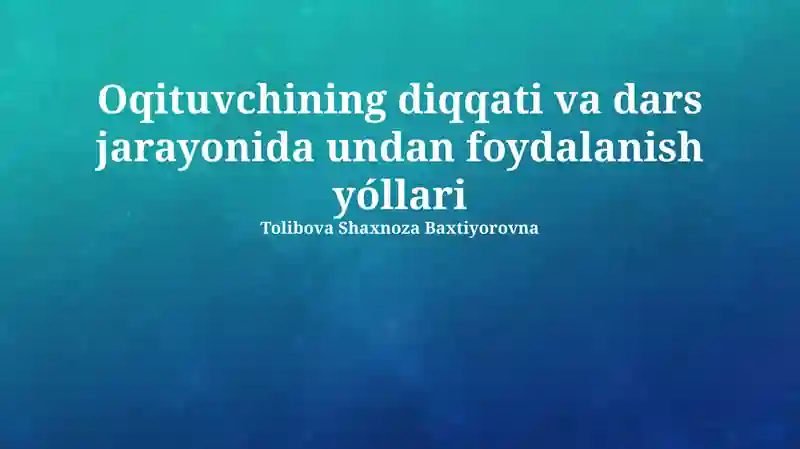 E'tiborni jalb qilish usullari va texnologiyalari
