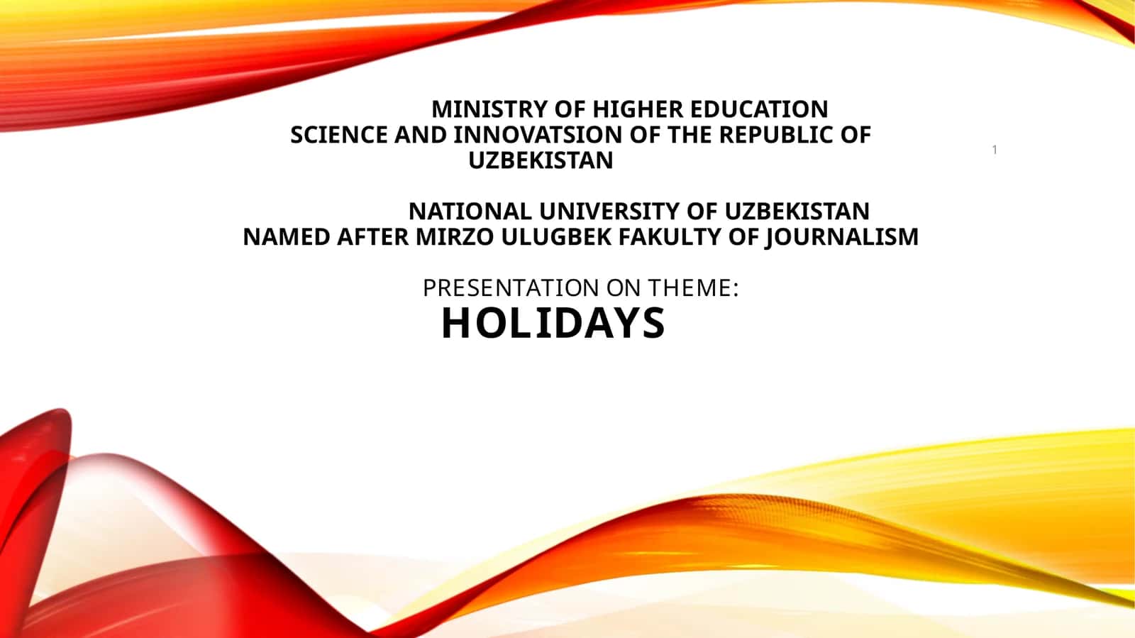 holidays 1