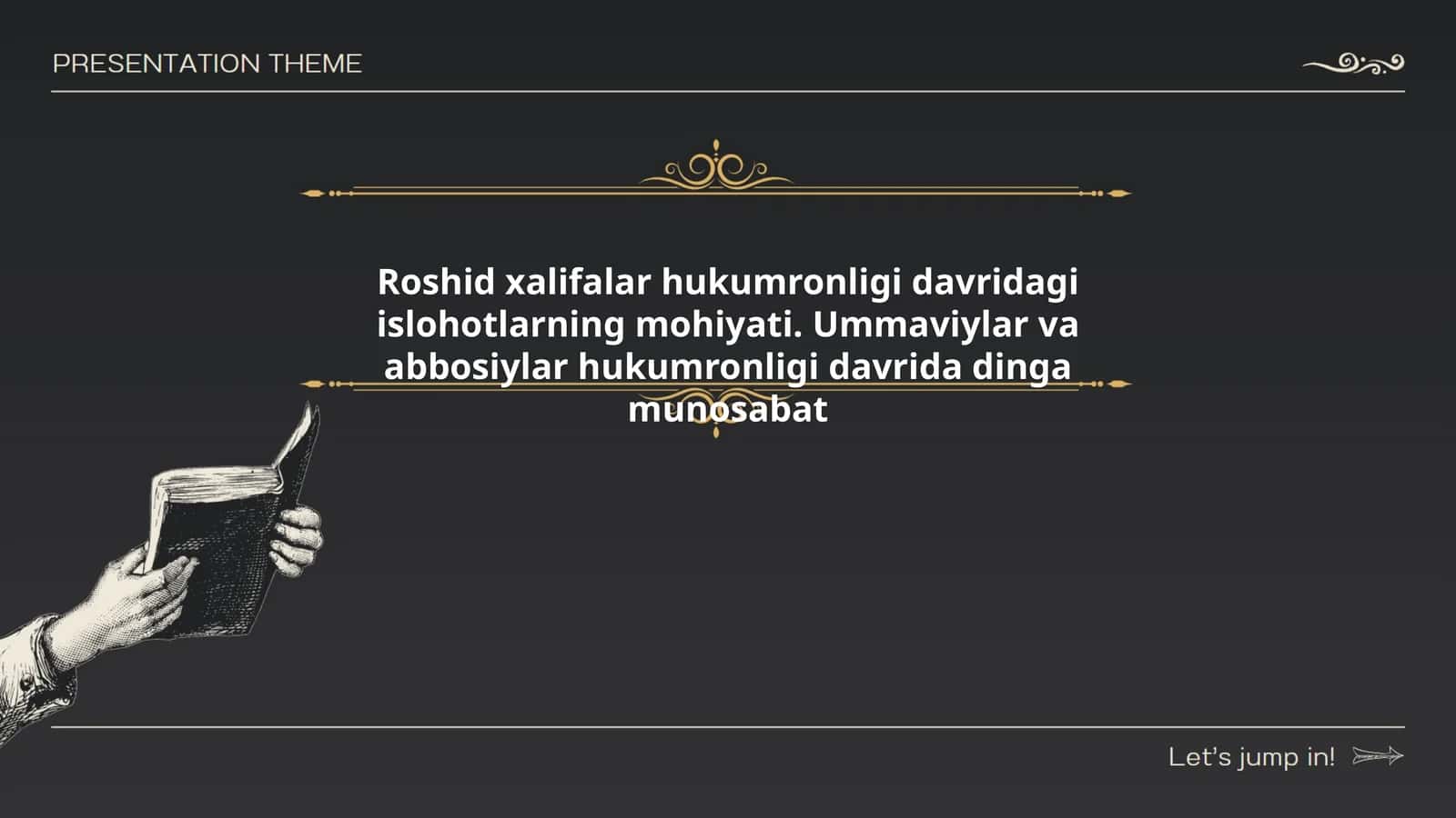 Xalifalik davridagi iqtisodiy islohotlar 1