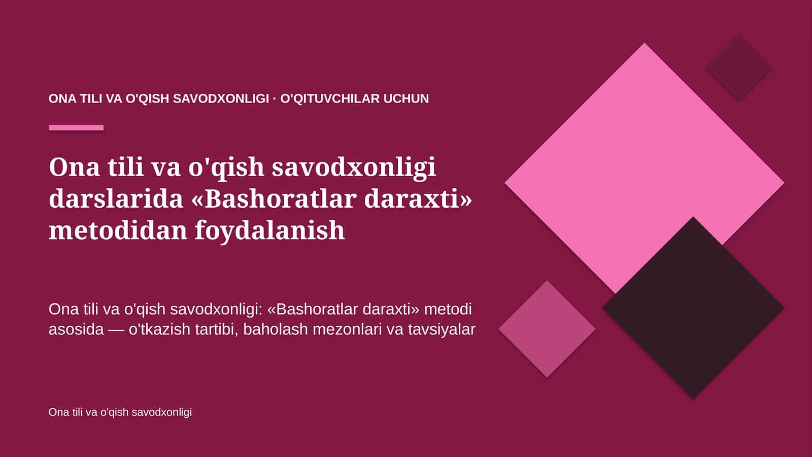 ona tili va o'qish savodxonligi darslarida bashoratlar daraxti metodidan foydalanish 4899 1