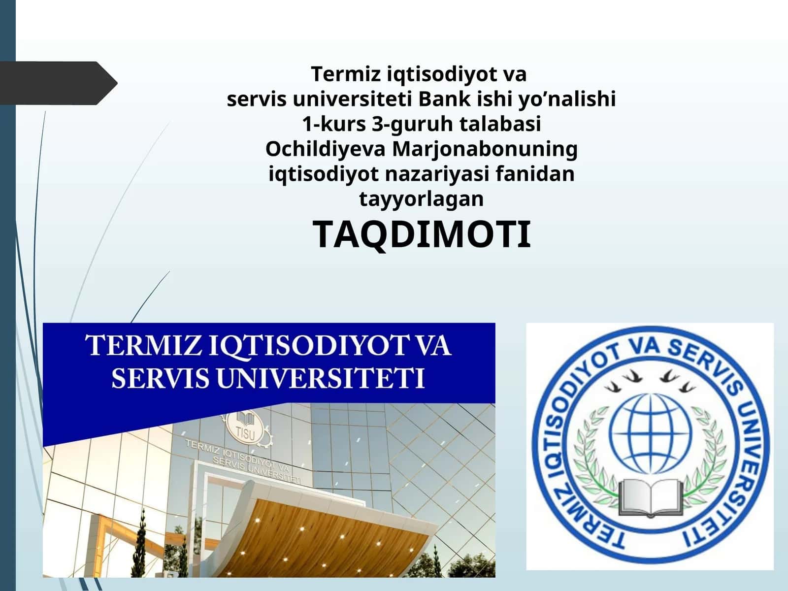 O’zbekistonda ko’p ukladli iqtisodiyotning va mulkdorlar sinfining shakllanishi 1