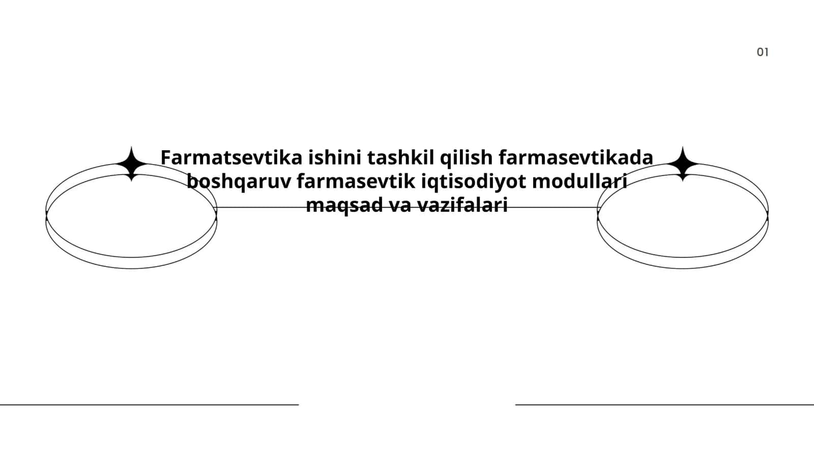 Farmatsevtika ishini tashkil qilish farmasevtikada boshqaruv farmasevtik iqtisodiyot modullari maqsad va vazifalari 1