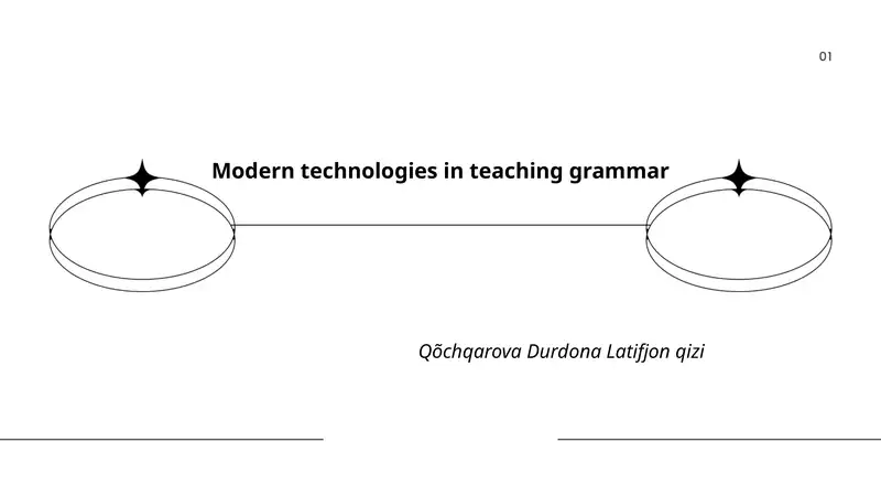 Modern technologies in teaching grammar 1