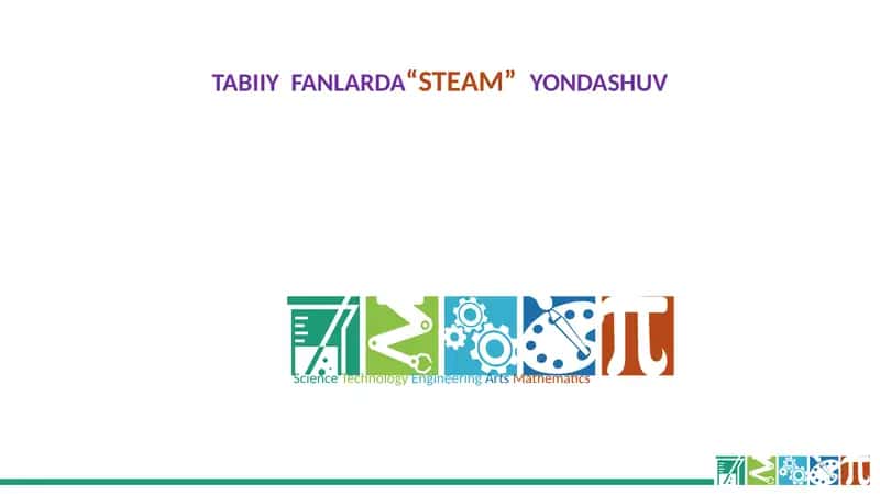 TABIIY FANLARDA STEAM YONDASHUV 1