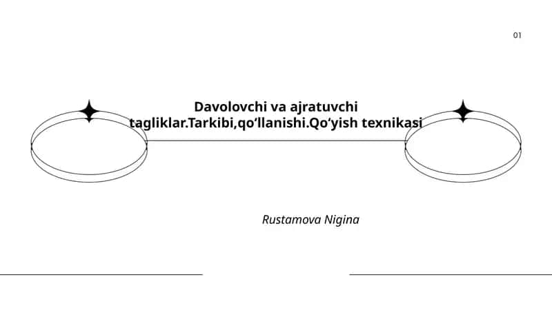 Davolovchi va ajratuvchi tagliklar.Tarkibi,qoʻllanishi.Qoʻyish texnikasi 1