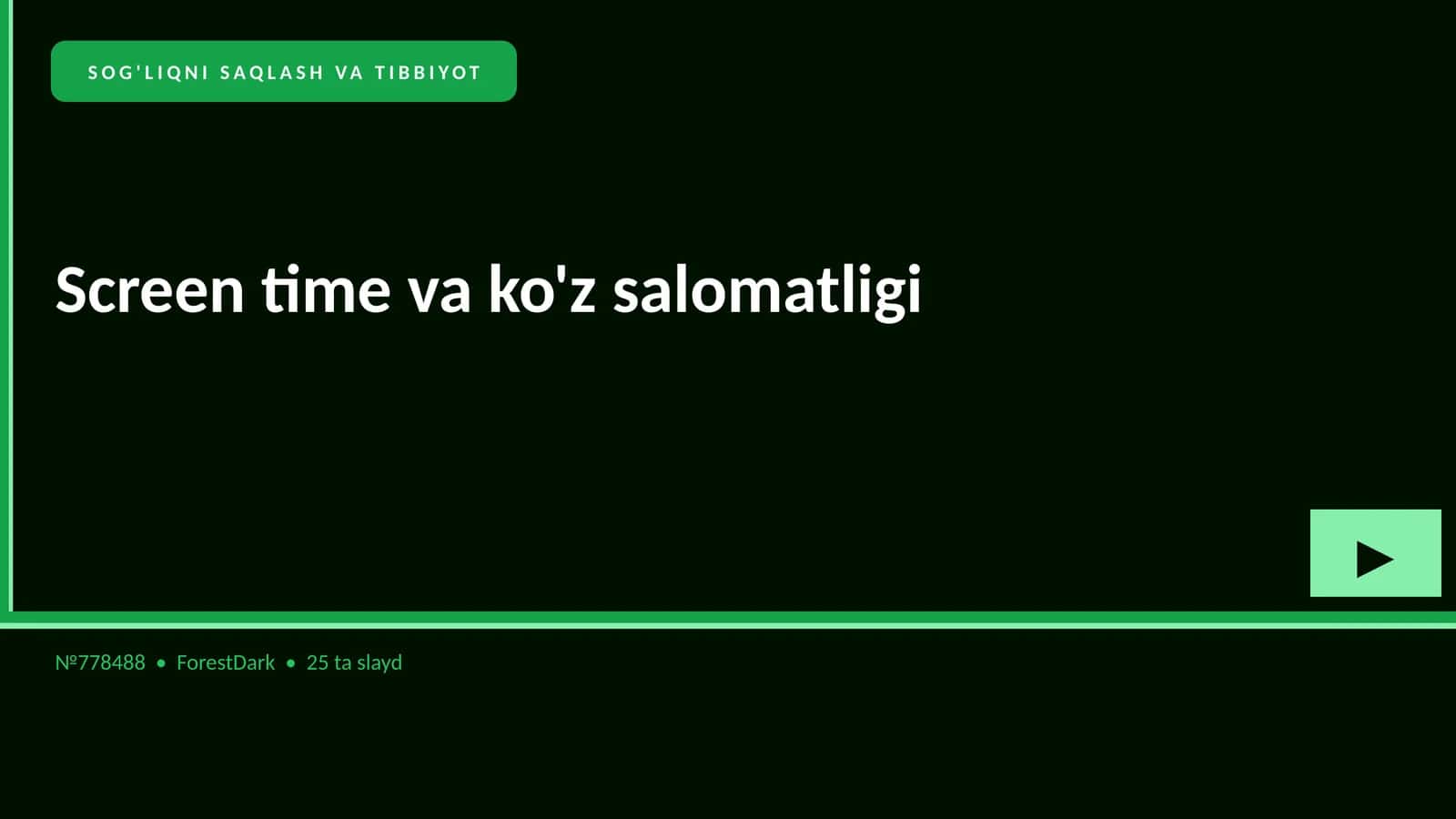 Screen time va ko'z salomatligi 2