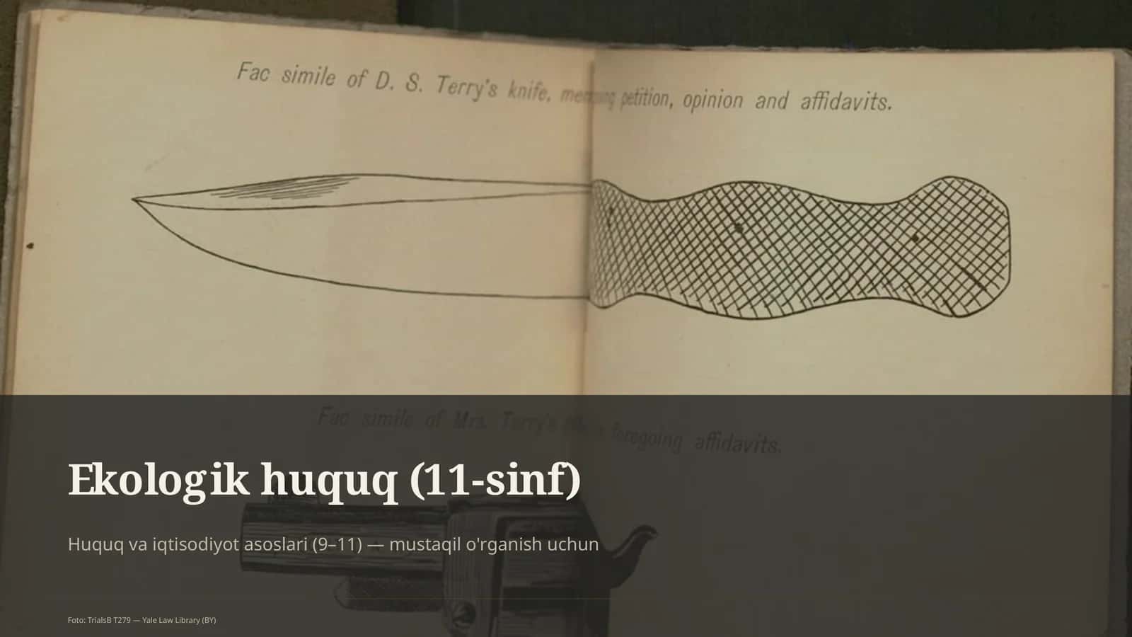 Ekologik huquq (11-sinf) 1