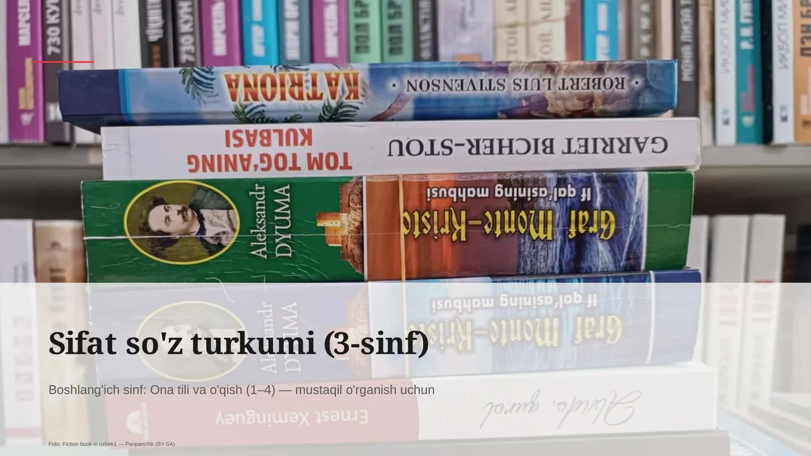 Sifat so'z turkumi (3-sinf) 1