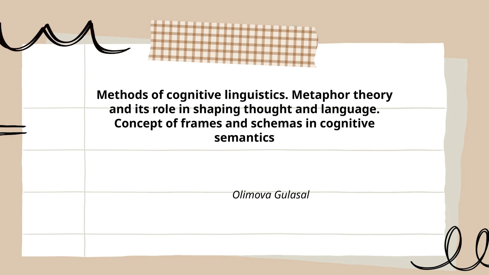 Methods of Cognitive Linguistics 1