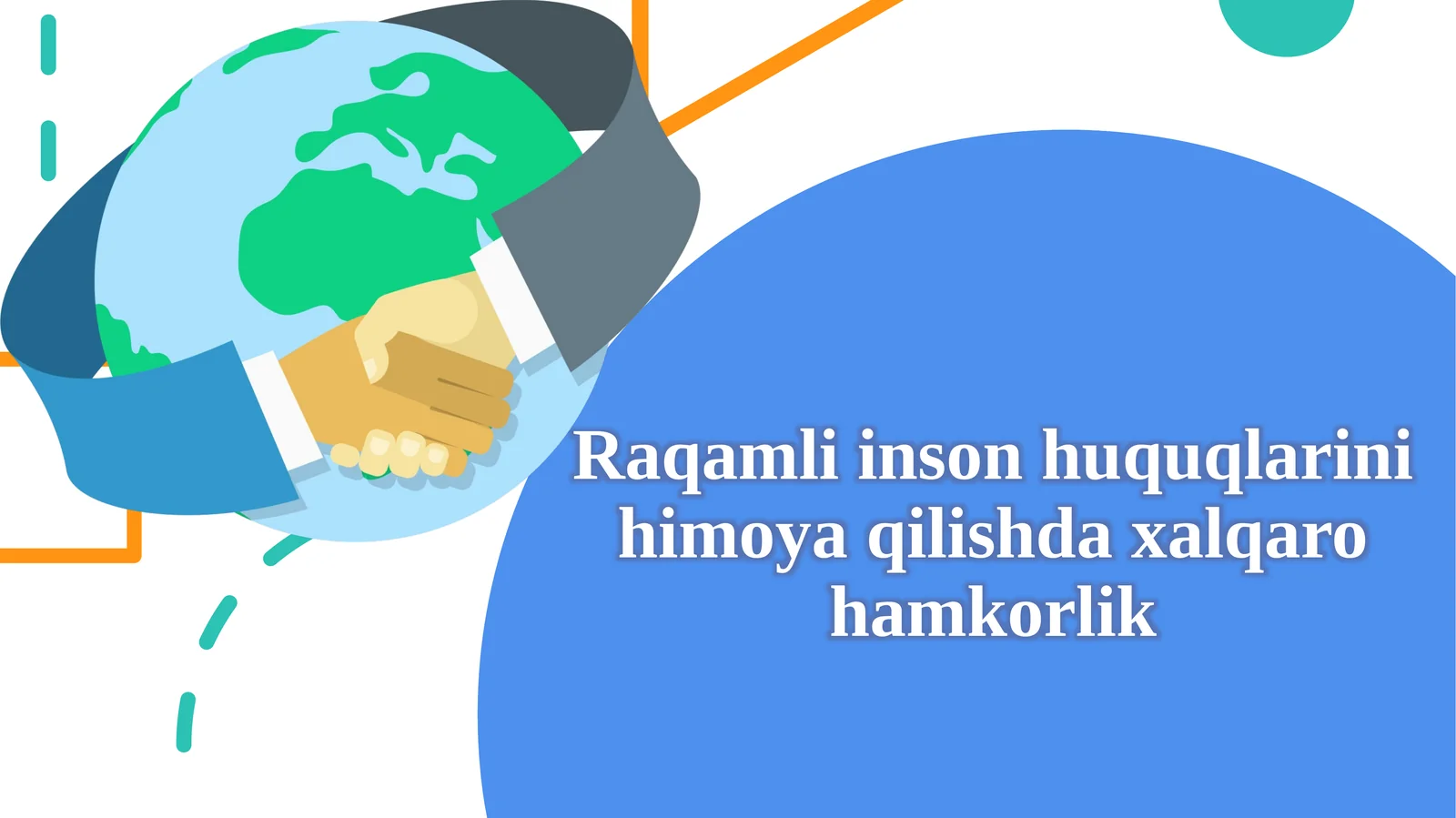 Raqamli inson huquqlarini himoya qilishda xalqaro hamkorlik. 1