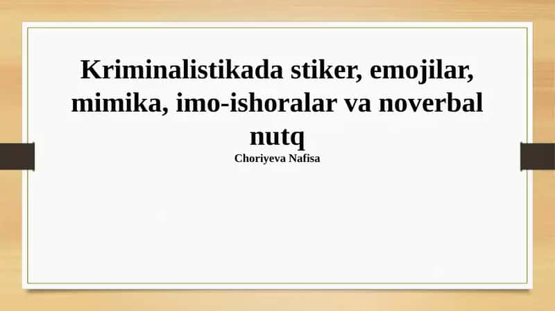 Yopishqoq stikerlarning sud-tibbiyot jihatlari 1