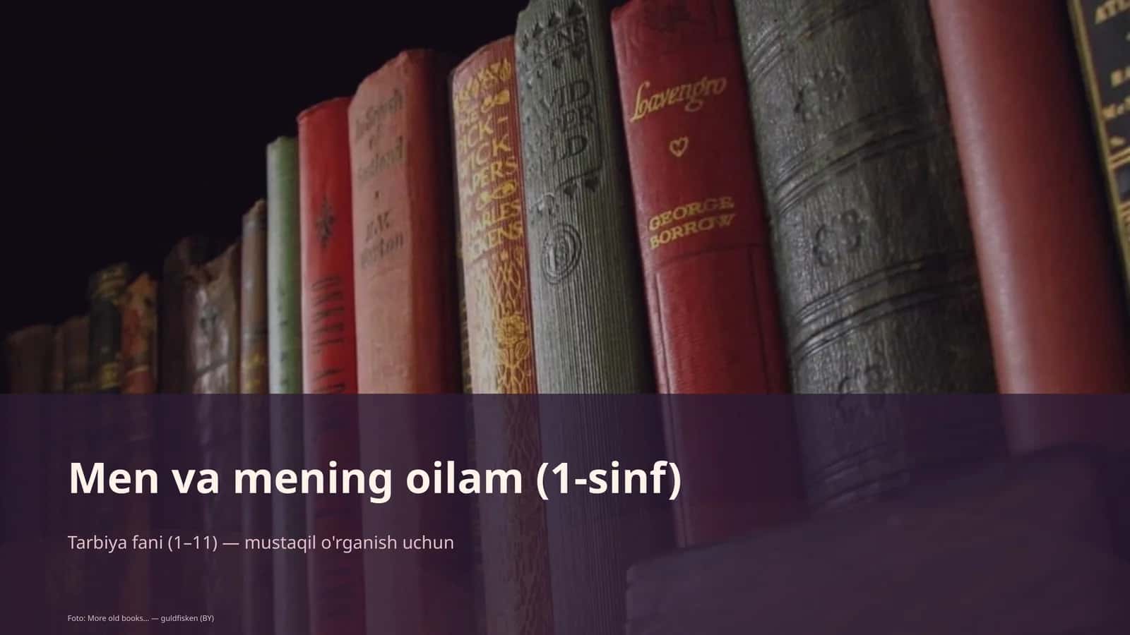 Men va mening oilam (1-sinf) 1