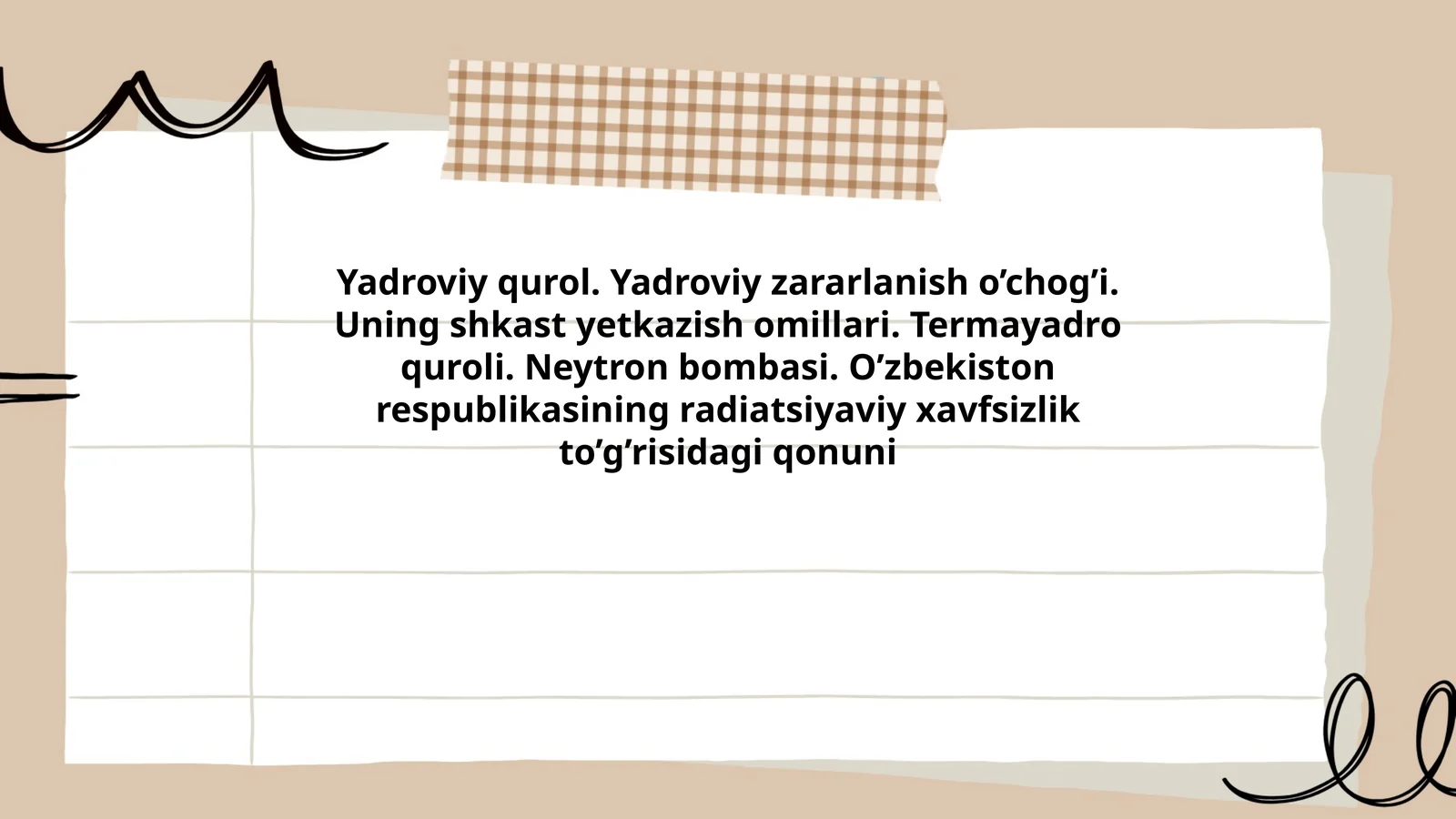 Yadroviy Qurol 1