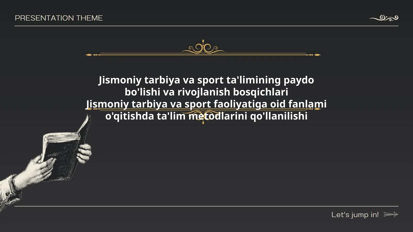 Jismoniy tarbiya va sport ta'limining paydo bo'lishi va rivojlanish bosqichlari 1