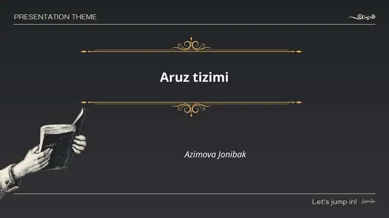 Aruz tizimi 1