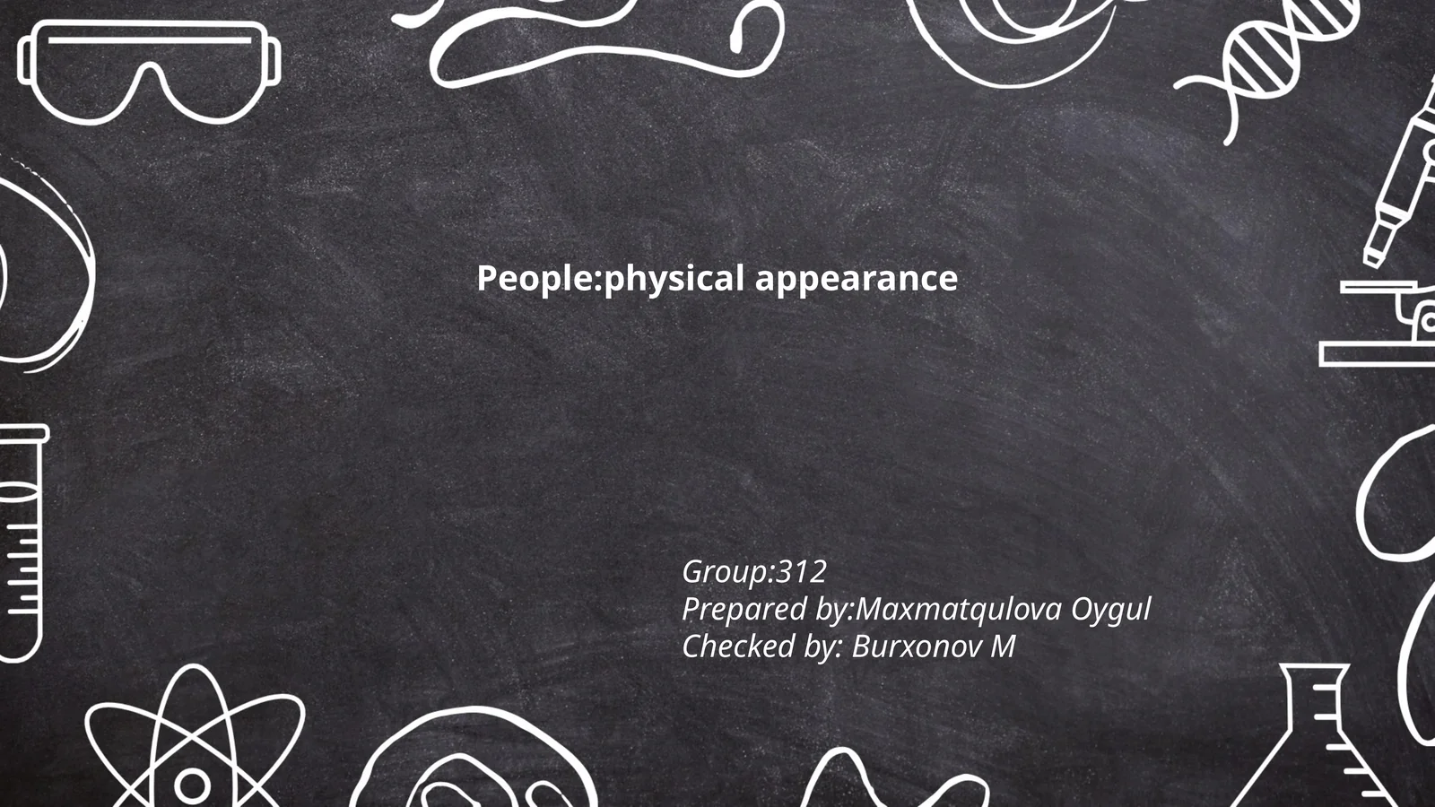 Physical Appearance 1