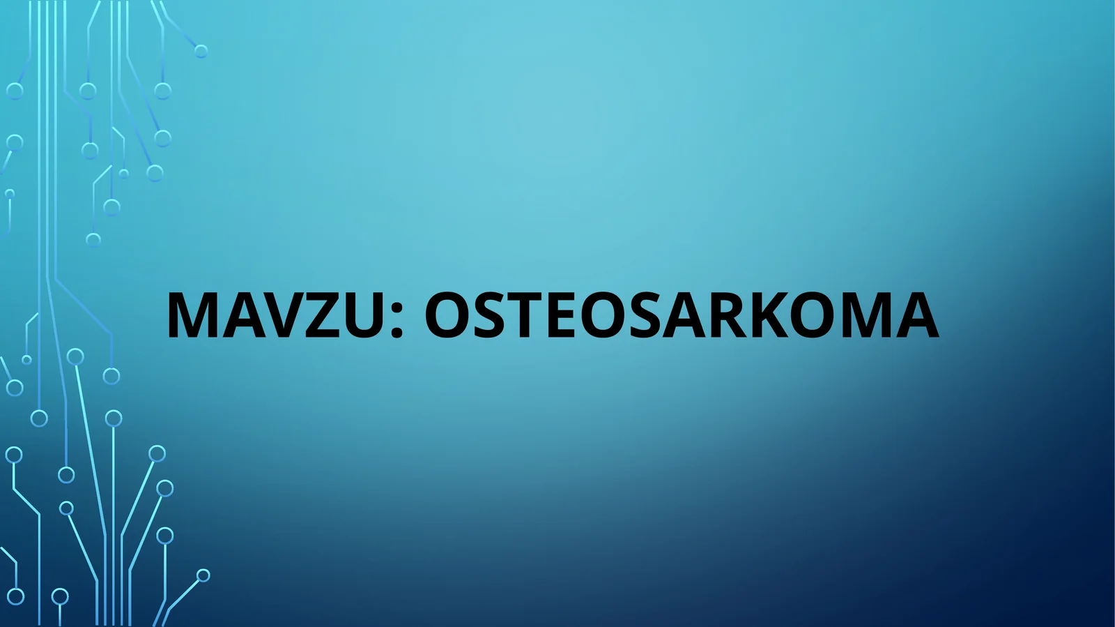 Osteosarkoma 1