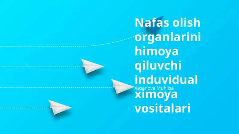Nafas olish organlarini himoya qiluvchi induvidual ximoya vositalari 1