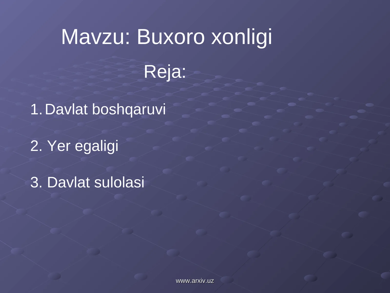 Buxoro xonligi 1