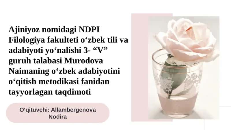 Abdurauf Fitrat Hayoti va ijodi 1