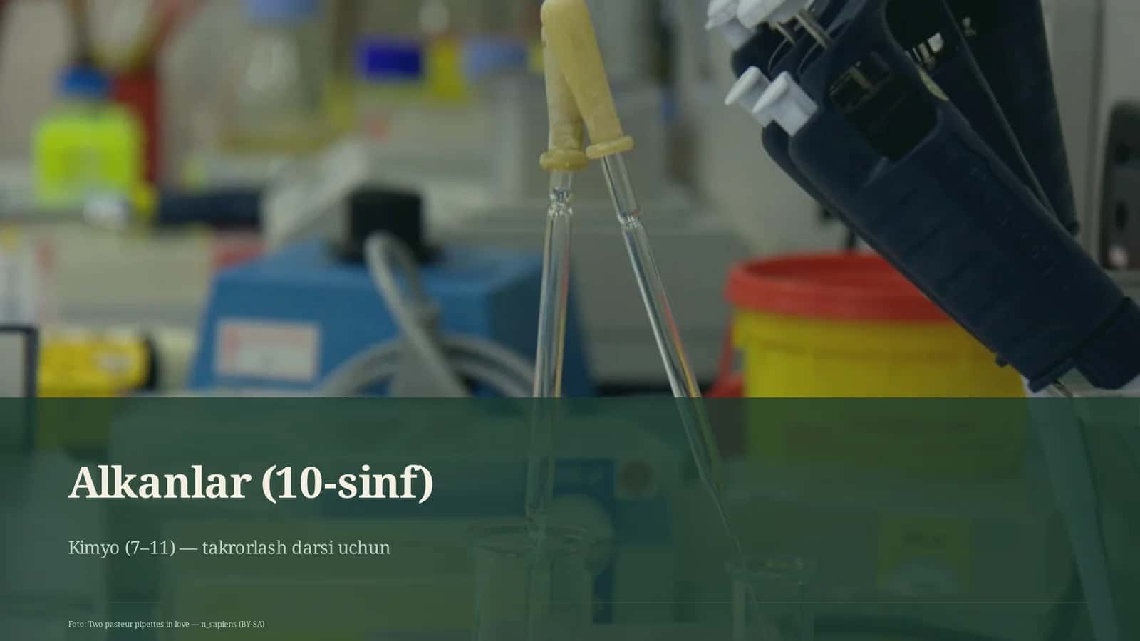 Alkanlar (10-sinf) 1
