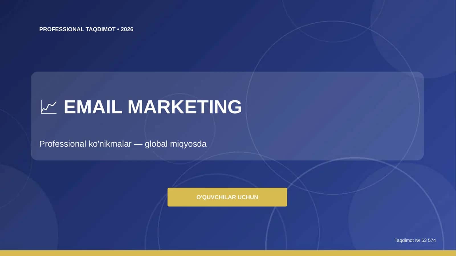 Email Marketing: Professional ko'nikmalar (global miqyosda) 1