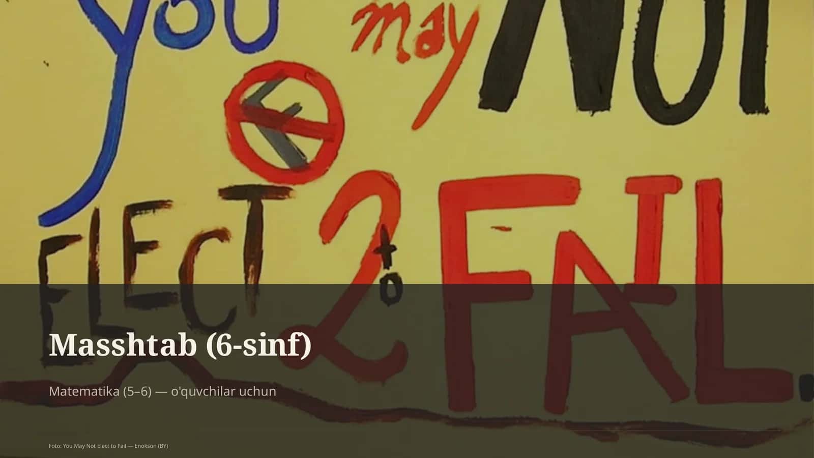 Masshtab (6-sinf) 1