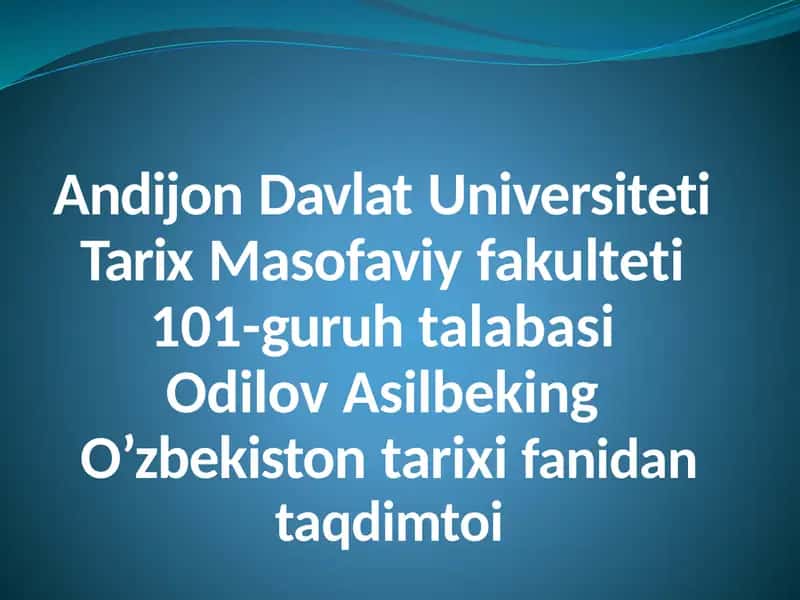 O‘rta Osiyoda buddaviylik dini yoyilishi 1